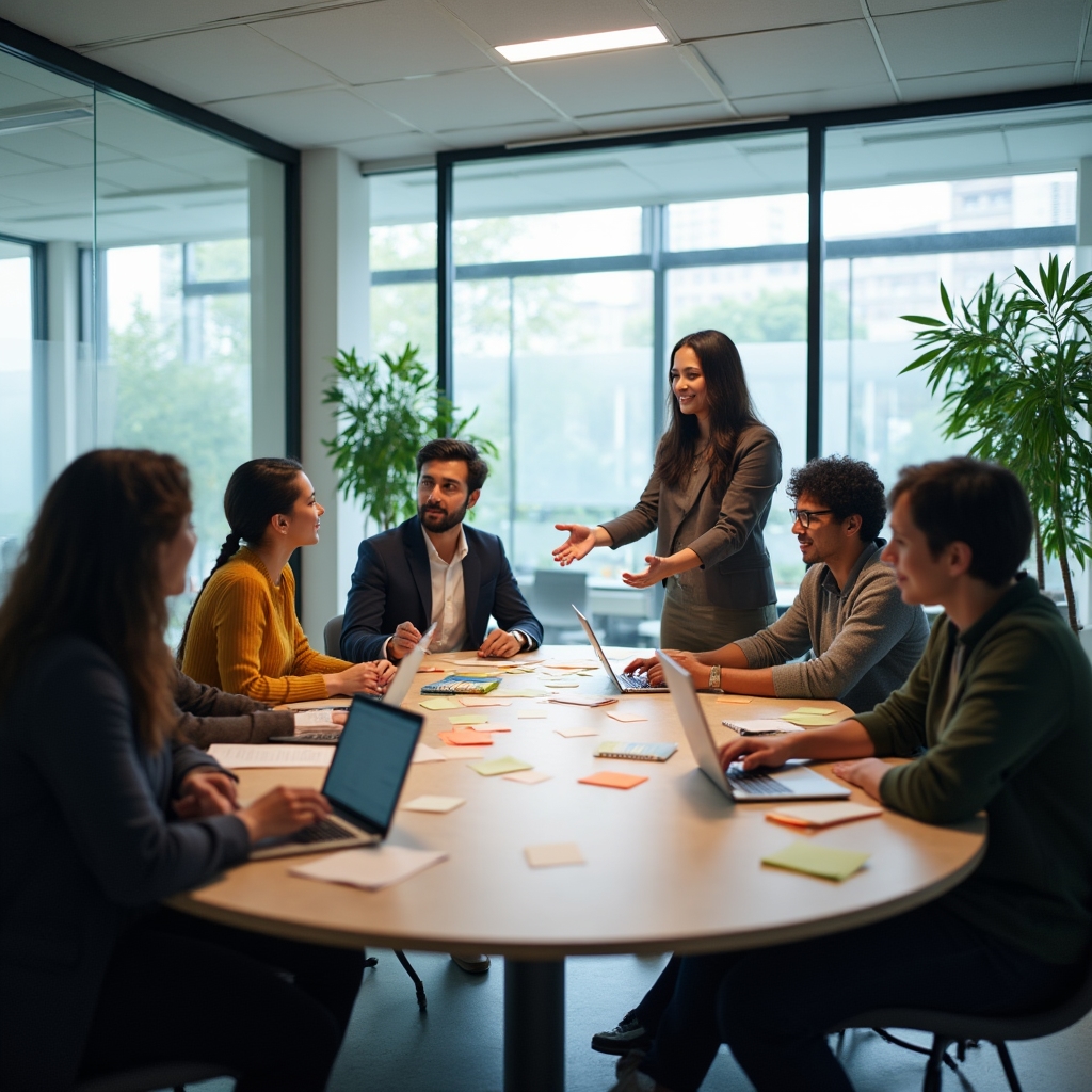 Gruppenformat im Mentoring-Workshop